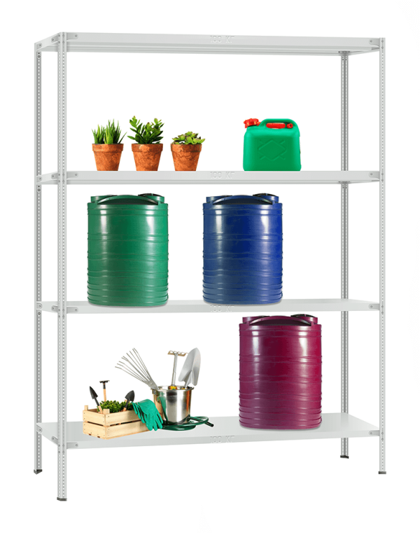 Стеллаж металлический Титан МС-900 2000x1000x300 4 полки