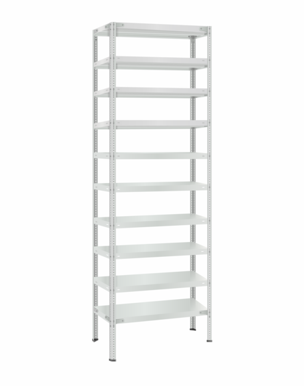Стеллаж металлический Титан МС-500 2300х700х300 10 полок